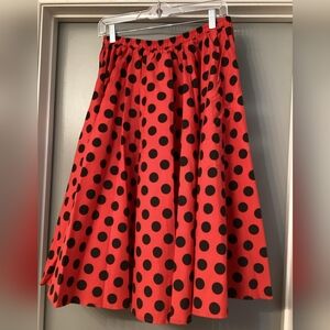 Cruisin USA Polka Dot Full Circle Skirt